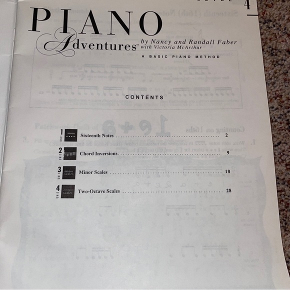 Piano Adventures Level 4 Theory Book - Picture 3 of 4